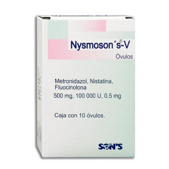 NYSMOSONS-V OVULOS C/10 (METRONIDAZOL/NISTATINA/FL GI