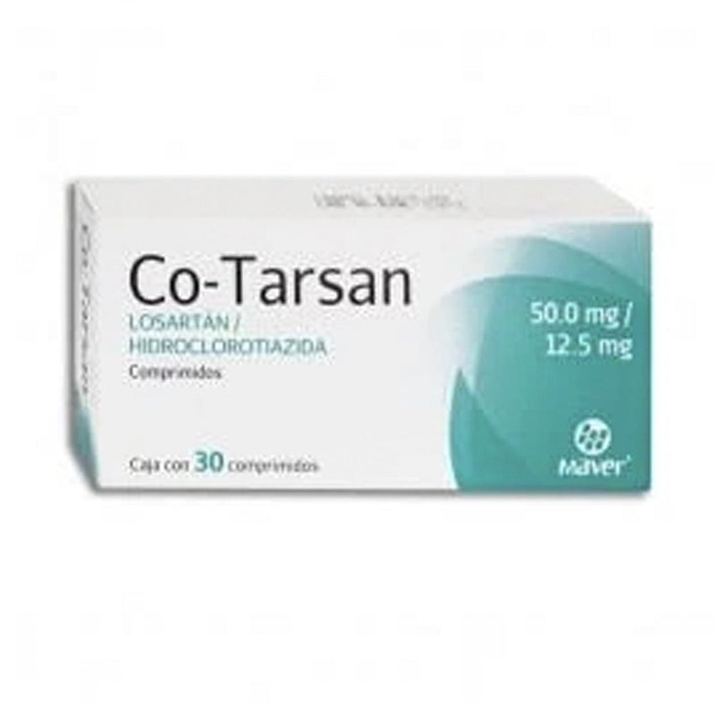 CO-TARSAN 50/12.5 MG CPR C/30 GI