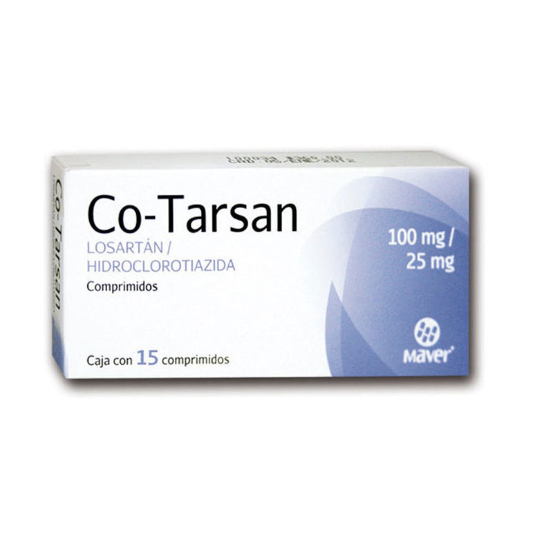 CO-TARSAN 100/25 MG CPR C/15 GI