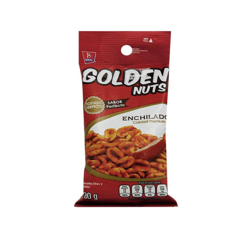 GOLDEN NUTS ENCHILADOS BARCEL 65 GR