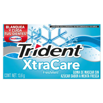 TRIDENT XTRA CARE FRESHMINT 13.6  GR