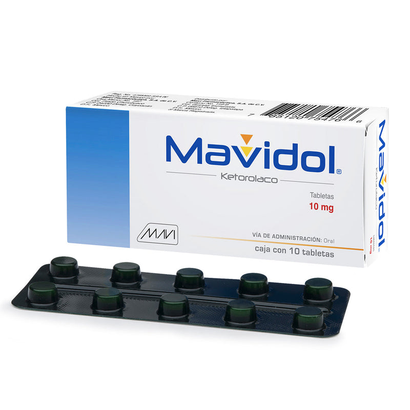 MAVIDOL 10 MG TAB C/10 GI